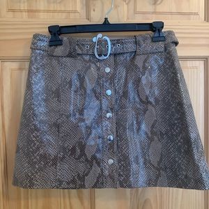 Zara Snakeskin Mini